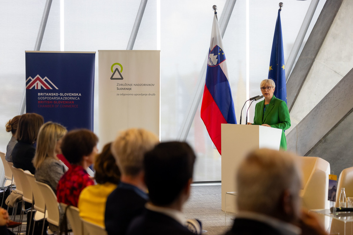 President of the Republic of Slovenia Nataša Pirc Musar, PhD, during her opening remarks